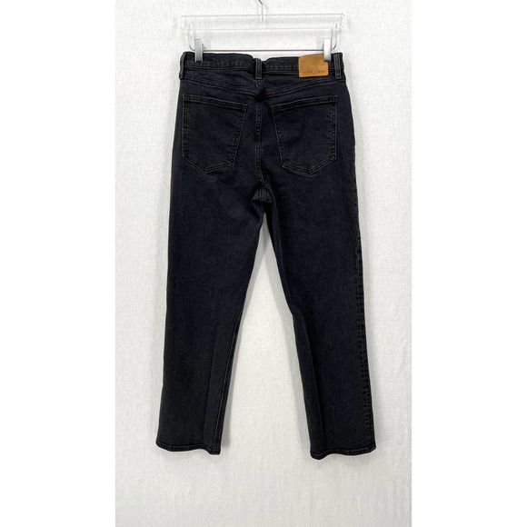 ARITZIA DENIM FORUM Jeans Womens 29 Black The Arlo High Rise Straight 28L - Picture 2 of 16